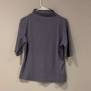 Worthington Slate Gray Short Sleeve Top